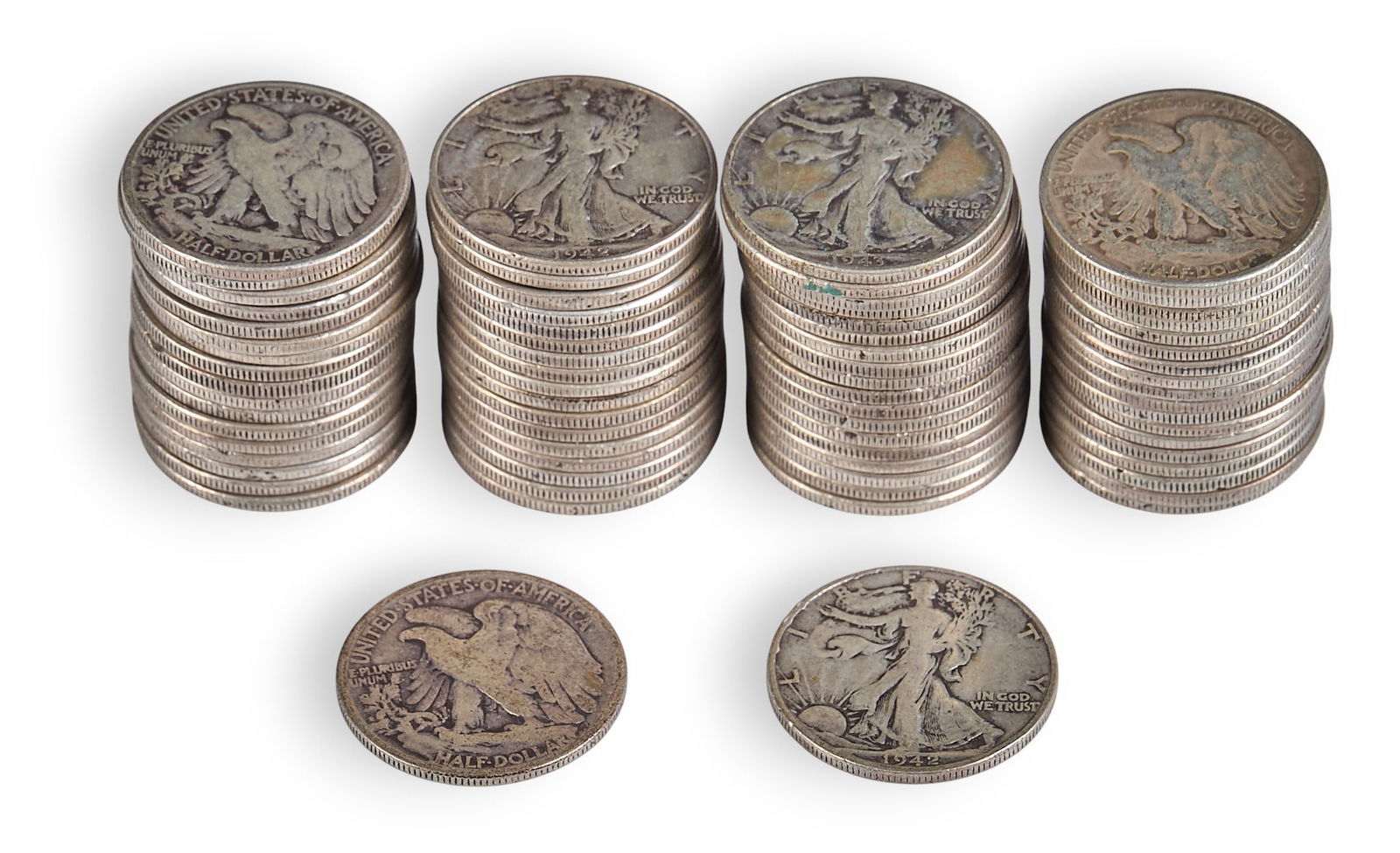 (72) Walking Liberty Half Dollars (1 of 4)