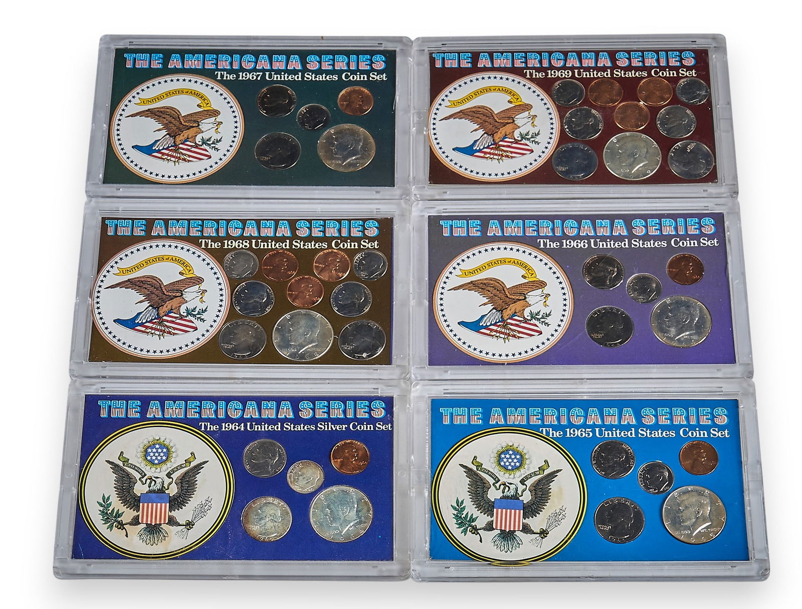 Americana Series: (6) 1963-1968 US Coin Sets (1 of 5)