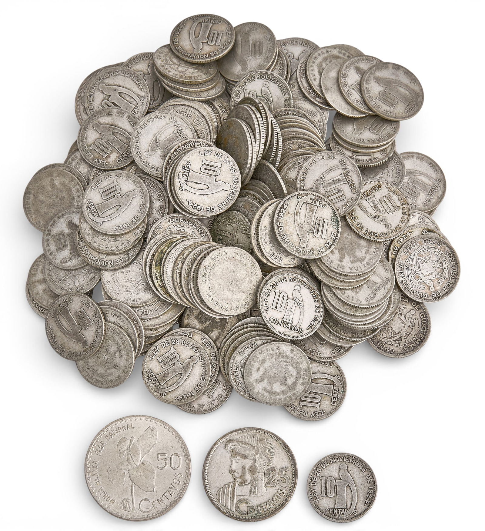 Collection of Guatemalan Coins (1 of 4)