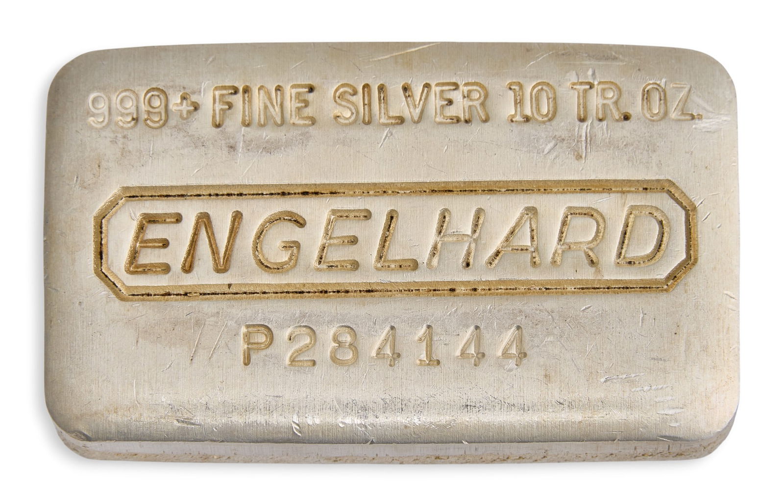 Engelhard 10 oz. Fine Silver Bar (.999) (1 of 2)