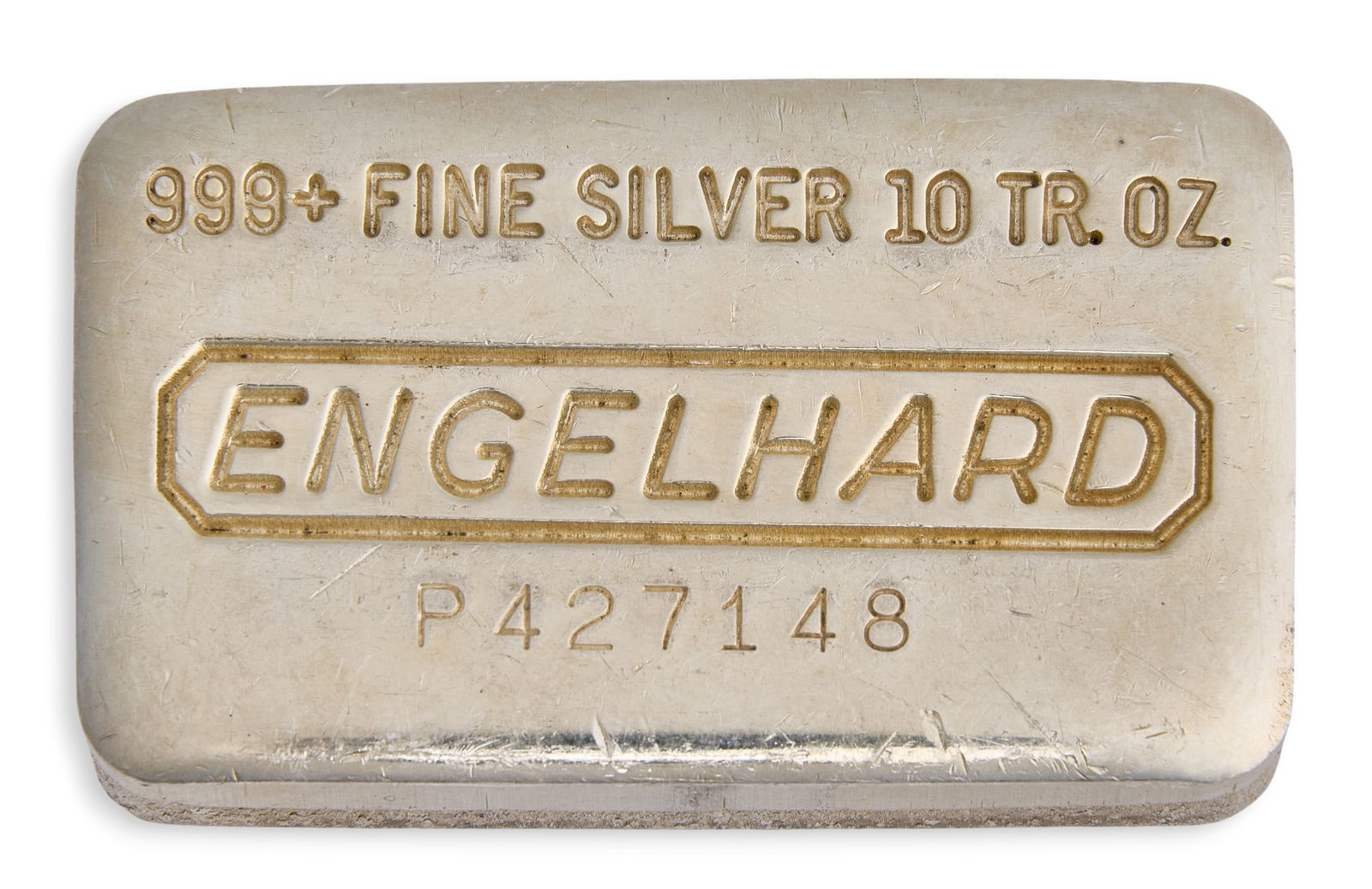 Engelhard 10 oz. Fine Silver Bar (.999) (1 of 2)