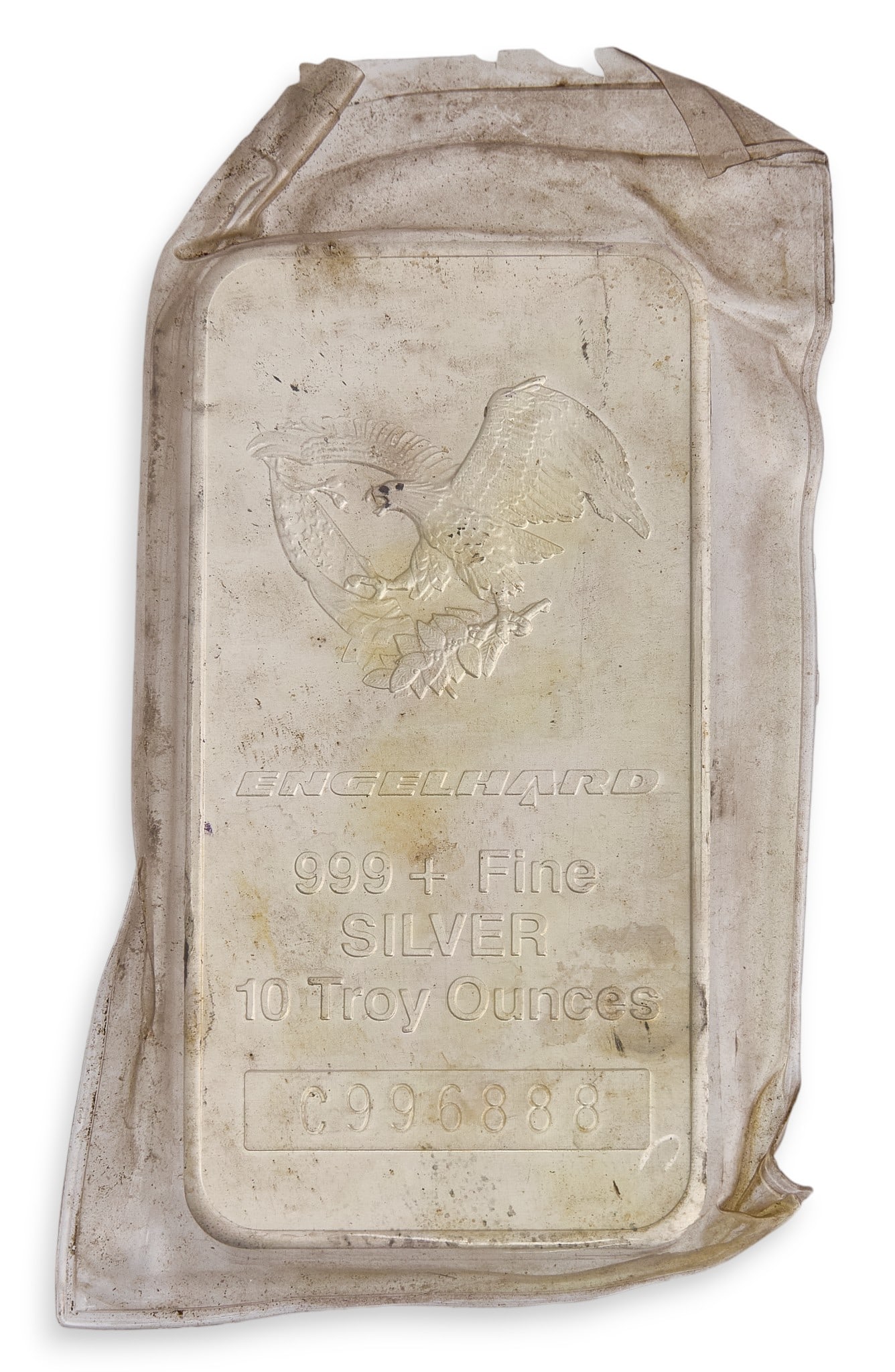 10 Troy Ounce .999 Fine Silver Bar (1 of 2)