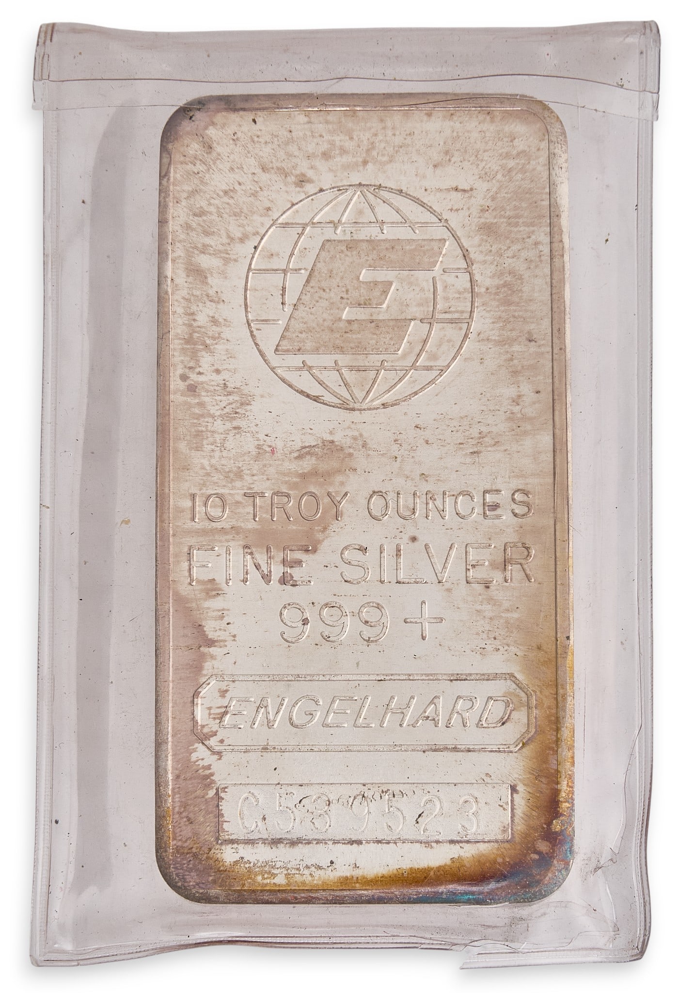 (1) 10 Ozt Fine Silver Bar (1 of 2)