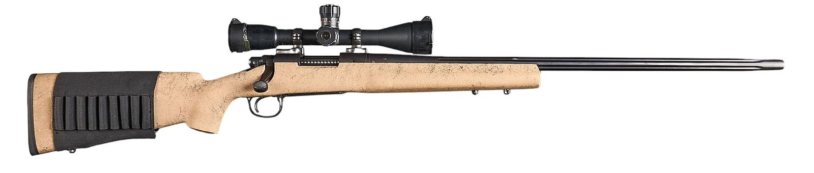 Remington 700 223 Rem Bolt Action Rifle: Serial: G6626513Manufacturer: RemingtonModel: 700Caliber: 223 Rem.Barrel length: 26 in. (fluted)OAL: 45.5 in.Condition: Good; light wear & handling marks throughout; bore is mostly very good &