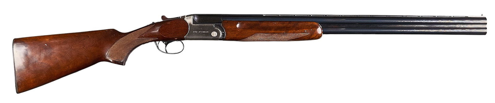 Spanish Aya Yeoman 12 Gauge Over Under Shotgun: Serial: 102926Manufacturer: Aya-Aguirre & Aranzabal, SpainModel: YeomanCaliber: 12 GaugeBarrel length: 28 in.OAL: 45 in.LOP: 14.25 in.Condition: Good; wood stock & forend have moderate wear &a