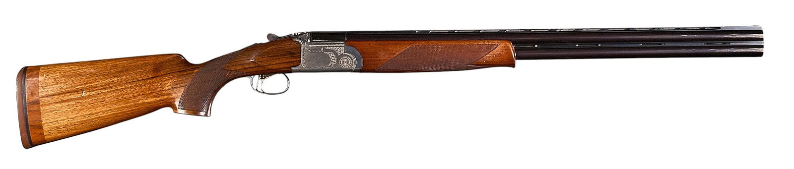 Icam Signed Armi Silma Supreme 12 Gauge O/U Shotgun: Serial: 33776Manufacturer: Armi Silma-Gardone V.T., Italy Model: YeomanCaliber: 12 GaugeBarrel length: 28 in.OAL: 45.5 in.LOP: 14.5 in.Condition: Good; wood stock & forend have mostly light w