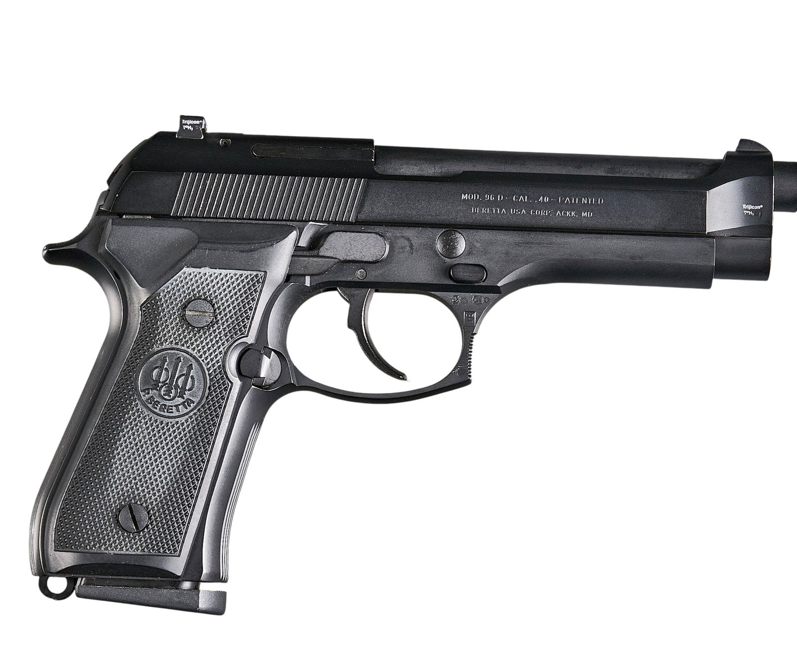 Beretta Model 96D 40 S&W Semi Auto Pistol (1 of 2)