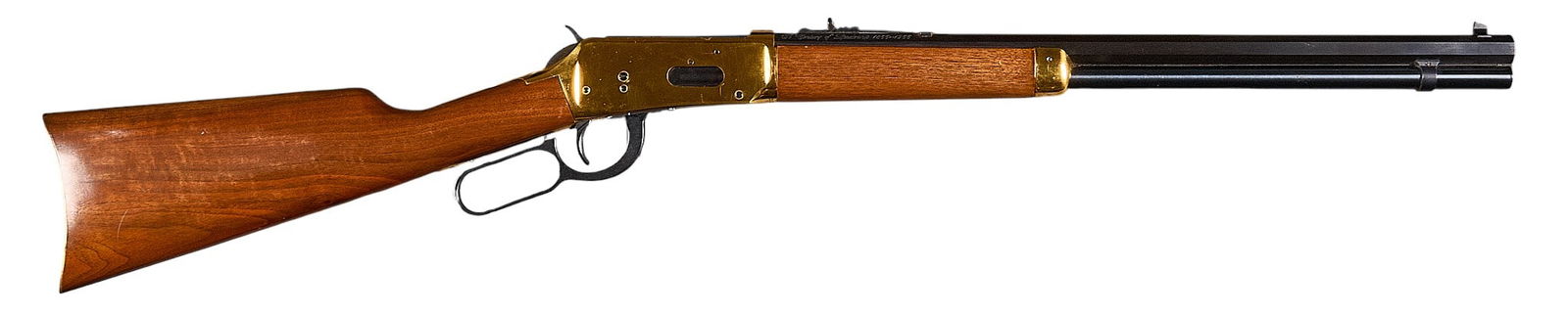Winchester Centennial '66 30-30 Lever Action Rifle: Serial: 13741Manufacturer: WinchesterModel: Centennial '66Caliber: 30-30Barrel length: 20 in.OAL: 38.5 in.Condition: Good; some light wear & handling marks throughout; receiver is somewha
