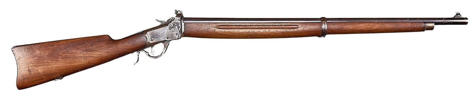 US Marked Winchester Model 1885 Winder 22 Short Low Wall Rifle (1 of 7)