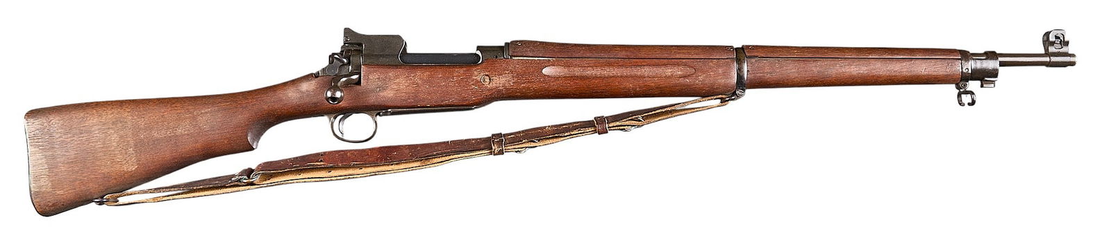 WWII US Remington Model 1917 30-06 Bolt Action Rifle: Serial: 90539Manufacturer: RemingtonModel: M1917 (likely refurbished for WWII)Caliber: 30-06 SPRGBarrel length: 26 in.OAL: 46.25 in.Condition: Good; wood stock & handguard have light wear & ha