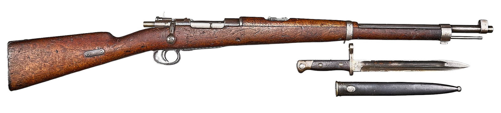 Loewe Chilean Mauser M1895 7mm Bolt Action Rifle (1 of 10)