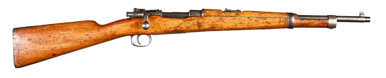 1929 Dated Mexican Mauser Carbine 7x57 Bolt Action Rifle (1 of 2)