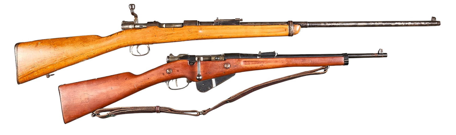 Sporterized Mauser Model 1898 & Berthier Mle M16 Carbine (1 of 2)