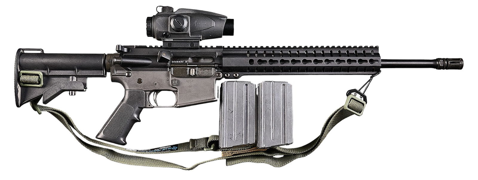 Colt / CMMG Parts Build AR-15 300 BLK Semi Auto Rifle: Serial: GC002796Manufacturer: Colt's Firearms Division (Lower Receiver); CMMG (Barrel & Upper Receiver)Model: AR-15Caliber: 300 BlackoutBarrel length: 17.25 (including muzzle device)OAL: 31.75