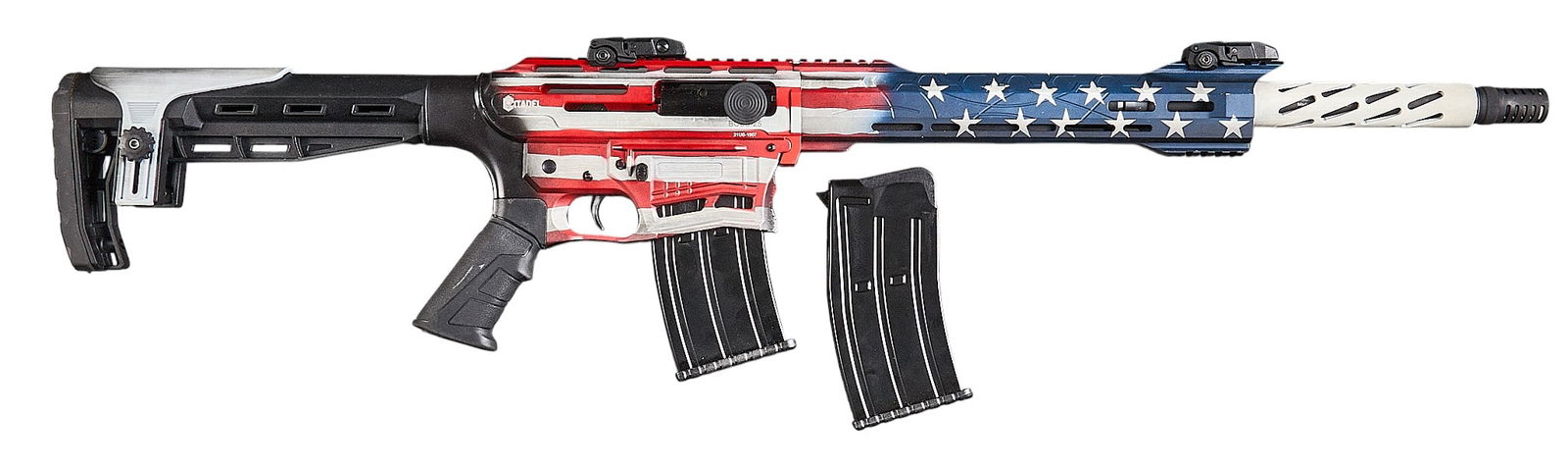 Citadel BOSS-25 12 GA Semi Auto Shotgun: Serial: 21US-1907Manufacturer: Francolin Arms-Turkey / Legacy Sports-Reno, NVModel: Citadel BOSS-25Caliber: 12gaBarrel length: 19 in.OAL: 38.75Condition: Good; light wear & handling marks througho