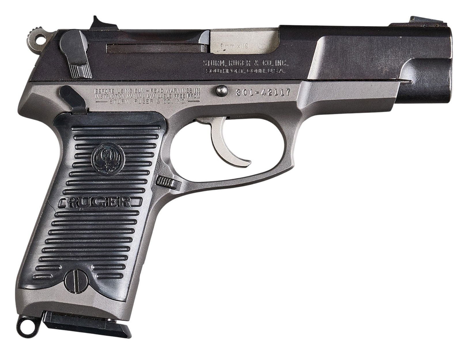 Ruger P85 9mm Semi Auto Pistol (1 of 2)