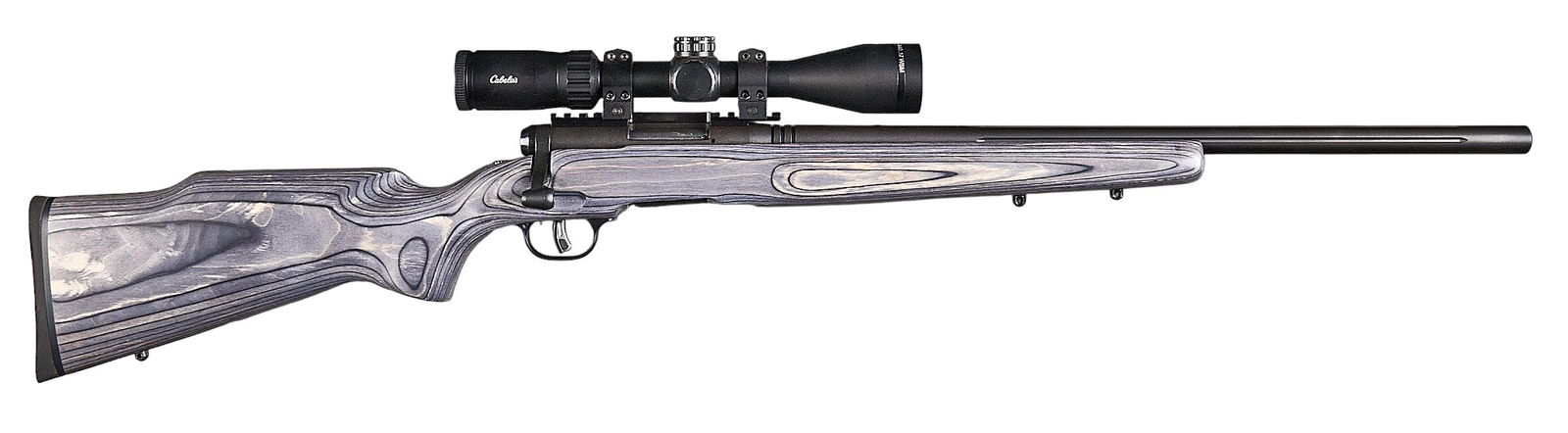 Savage B-Mag 17 WSM Bolt Action Rifle: Serial: N322853Manufacturer: SavageModel: B-MagCaliber: 17 WSMBarrel length: 22 in.OAL: 40.5 in.Condition: Very good; light handling marks; bore is good & bright w/ strong riflingIncludes: fluted