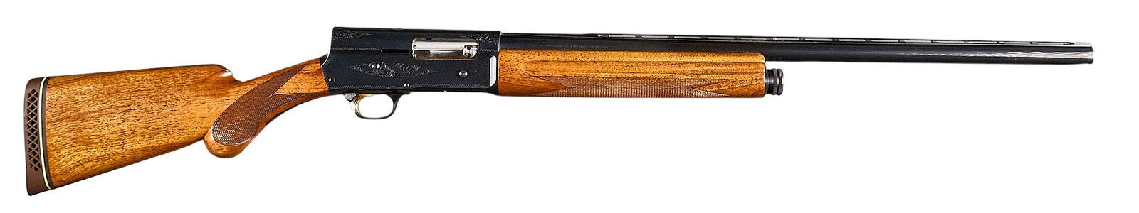 Nice Belgian Browning Auto-5 Light Twelve Semi Auto Shotgun: Serial: 6G50222Manufacturer: FN-Belgium / Browning Arms Co. Inc. (c. 1966)Model: Auto 5 Light TwelveCaliber: 12 GaugeBarrel Length: 25 in. (2.75 in. chamber)OAL: 45 in.Condition: Very Good; wood stock