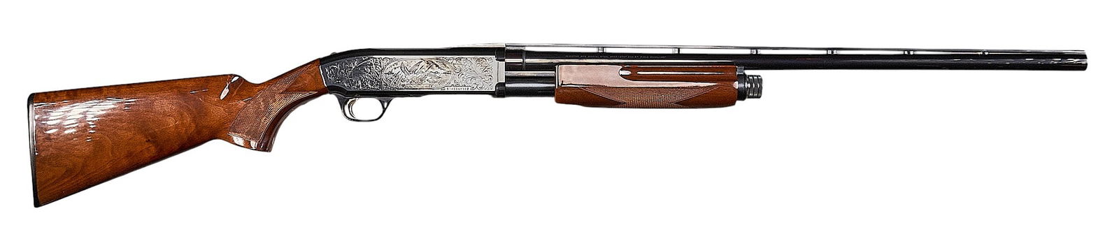 Browning BPS Field Model 20 GA Shotgun: Serial: 61455NY162Manufacturer: Miroku-Japan / BrowningModel: BPS Field Caliber: 20gaBarrel length: 26 in.OAL: 46.75 in. LOP: 14.25 in.Condition: Used / Very Good; very light handling marks; brig