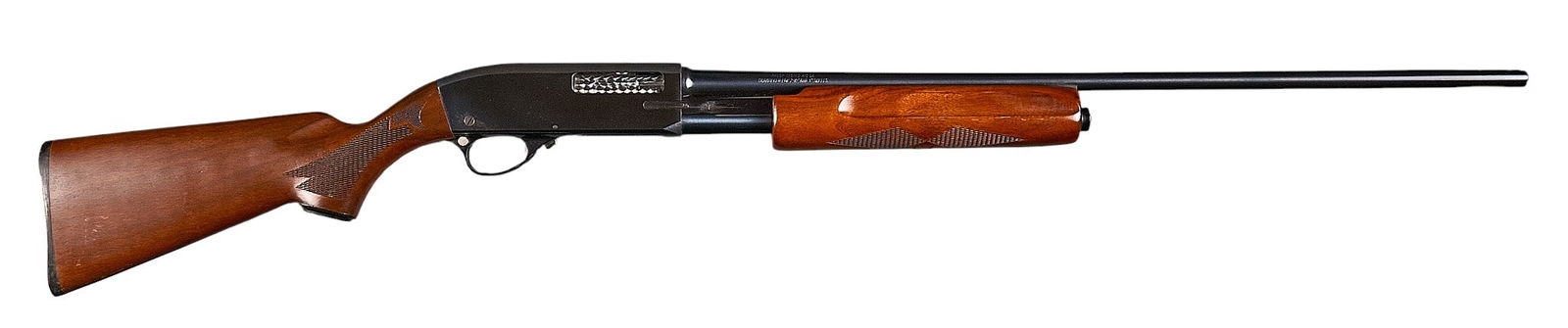 High Standard Model K4111 Flite King Deluxe 410 Bore Shotgun: Serial: NSNManufacturer: High Standard Model: K4111 Elite King DeluxeCaliber: 410 boreBarrel length: 26 in. (3 in. chamber)OAL: 45 in.Condition: Good; wood stock & pump grip have light wear &