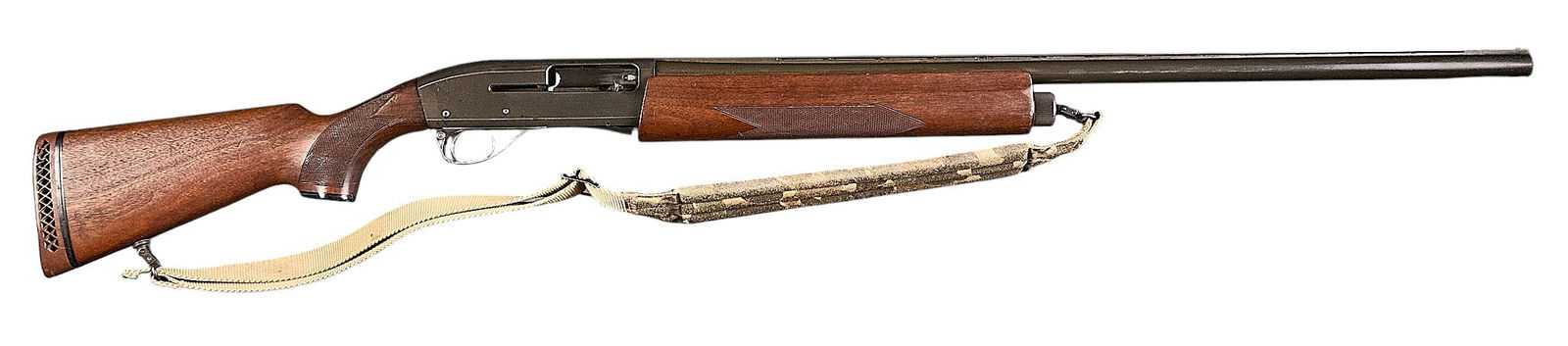 Smith & Wesson Model 1000M Waterfowler 12 Gauge Shotgun: Serial: FC23196Manufacturer: Howa-Japan / Smith & WessonModel: 1000M WaterfowlerCaliber: 12 GaugeBarrel length: 30 in. (3 in. chamber)OAL: 50.5 in.LOP: 14 in.Condition: Fair-Good; wood stock &