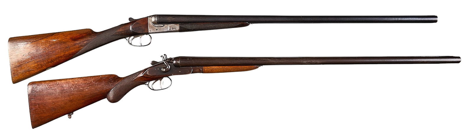 Pair of Belgian 12 Gauge SXS Shotguns (1 of 4)