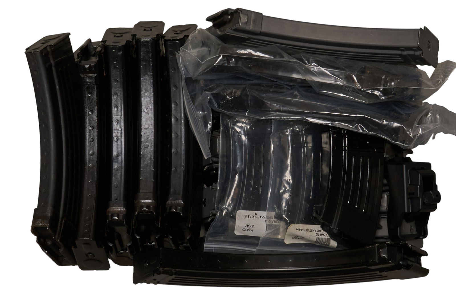 Lot of 26 Mixed Metal AK Pattern Magazines (1 of 1)