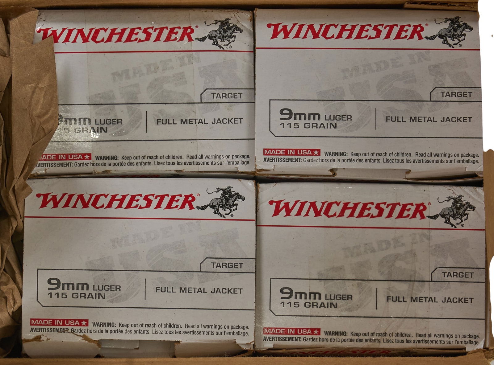 Approx. 1250 Rounds of Winchester 9mm Ammunition (1 of 3)