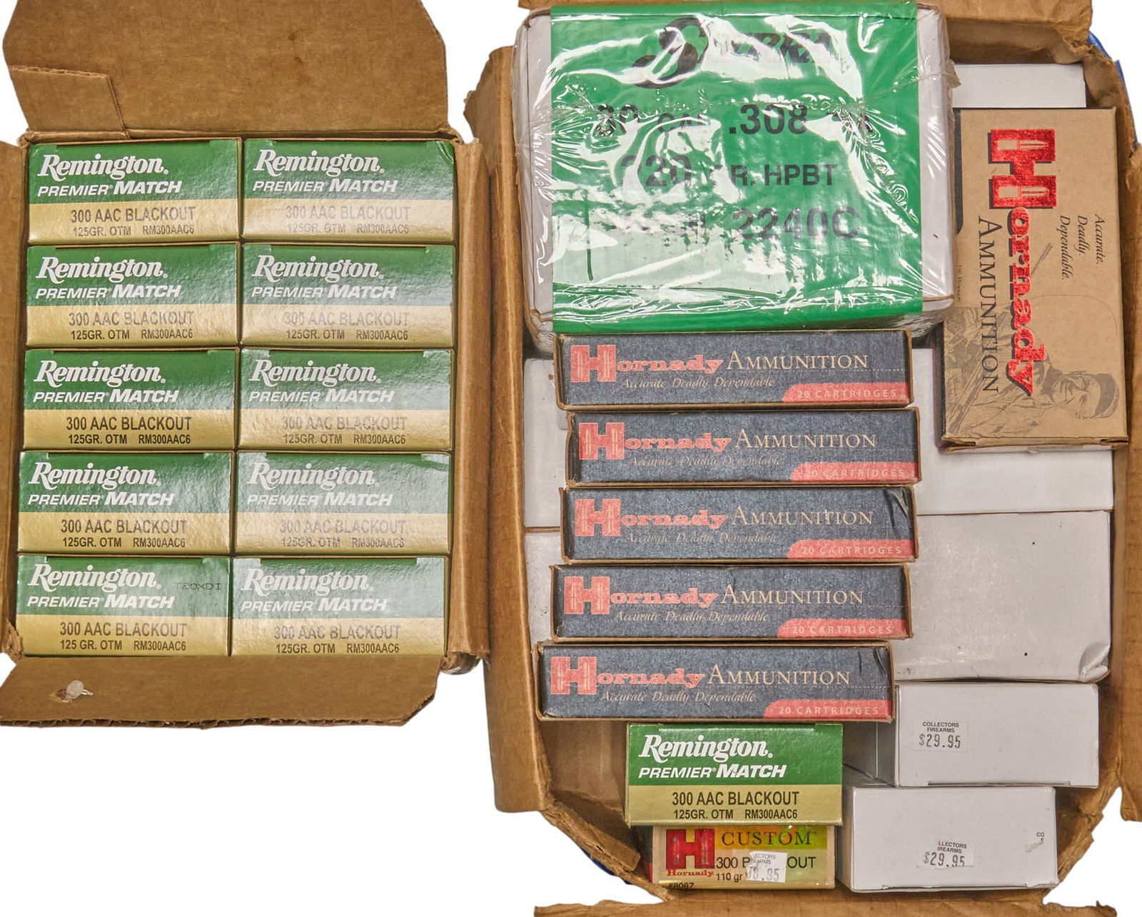 370 Rounds of Mixed 300 AAC Blackout and 500 Sierra Bullets/500 Primed Brass Casings (1 of 3)