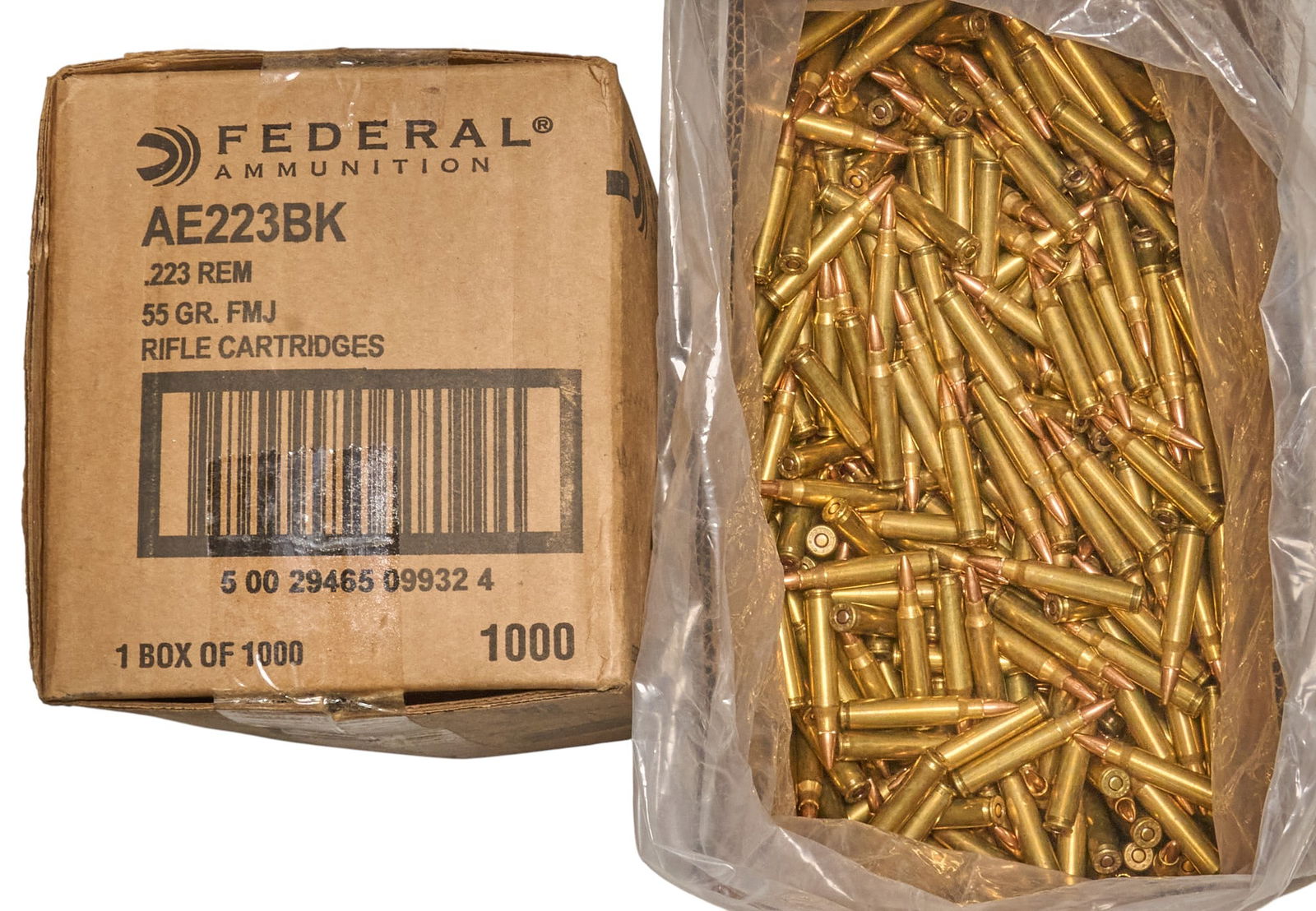 2000 Rounds of Federal American Eagle 223 Rem Ammunition (1 of 3)