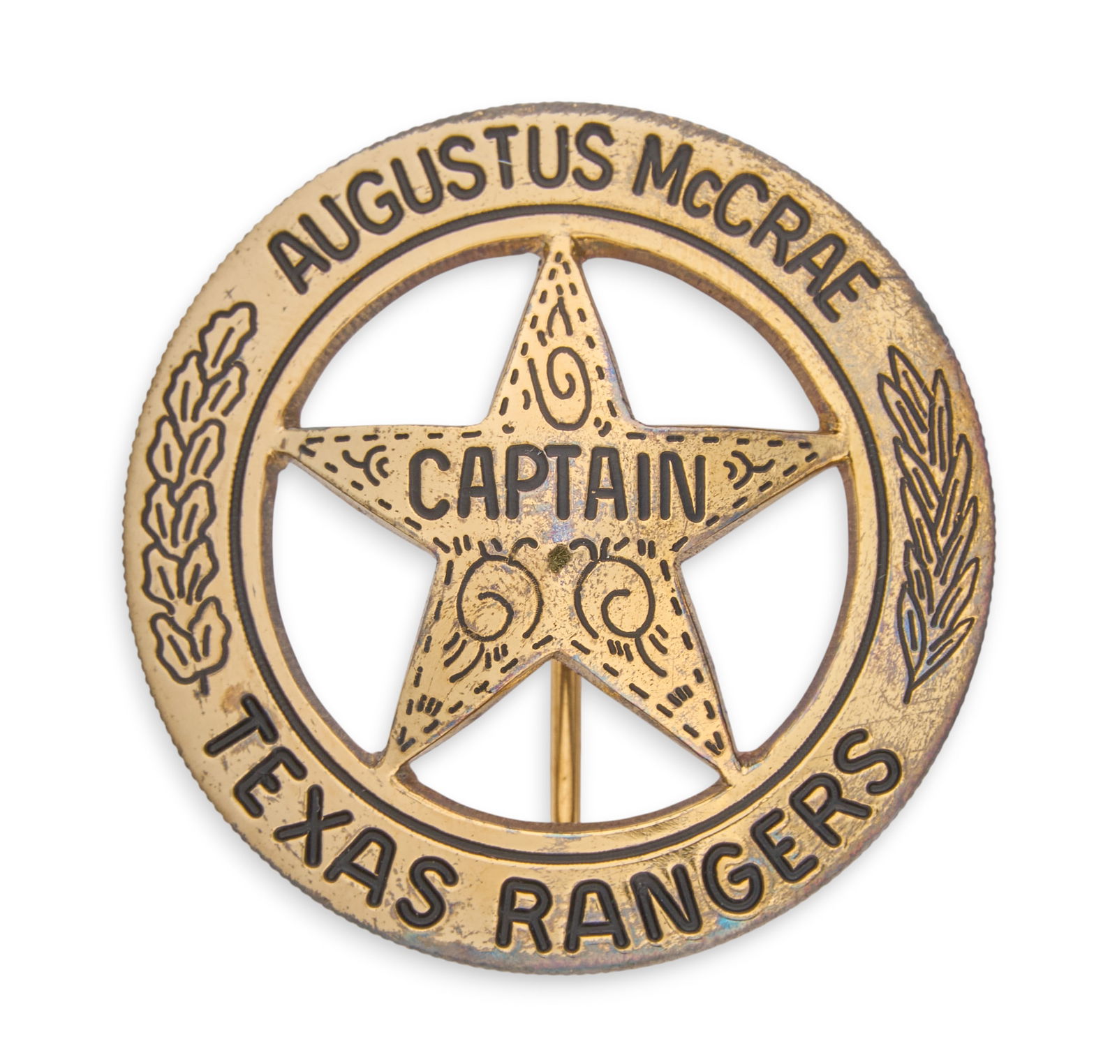 Gus McCrae Texas Rangers Captain's Badge (1 of 2)
