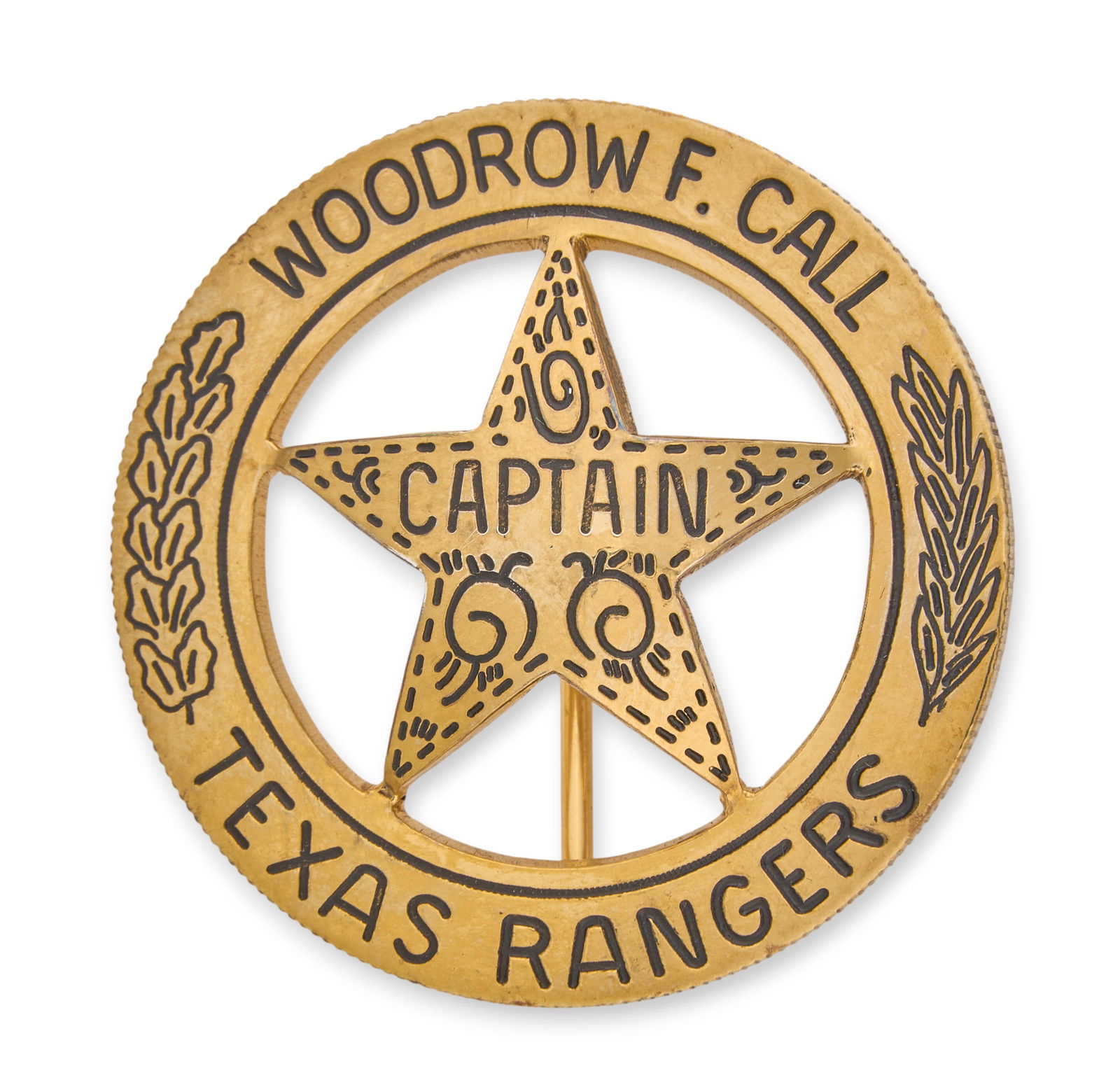 Woodrow F. Call Texas Rangers Captain's Badge (1 of 2)
