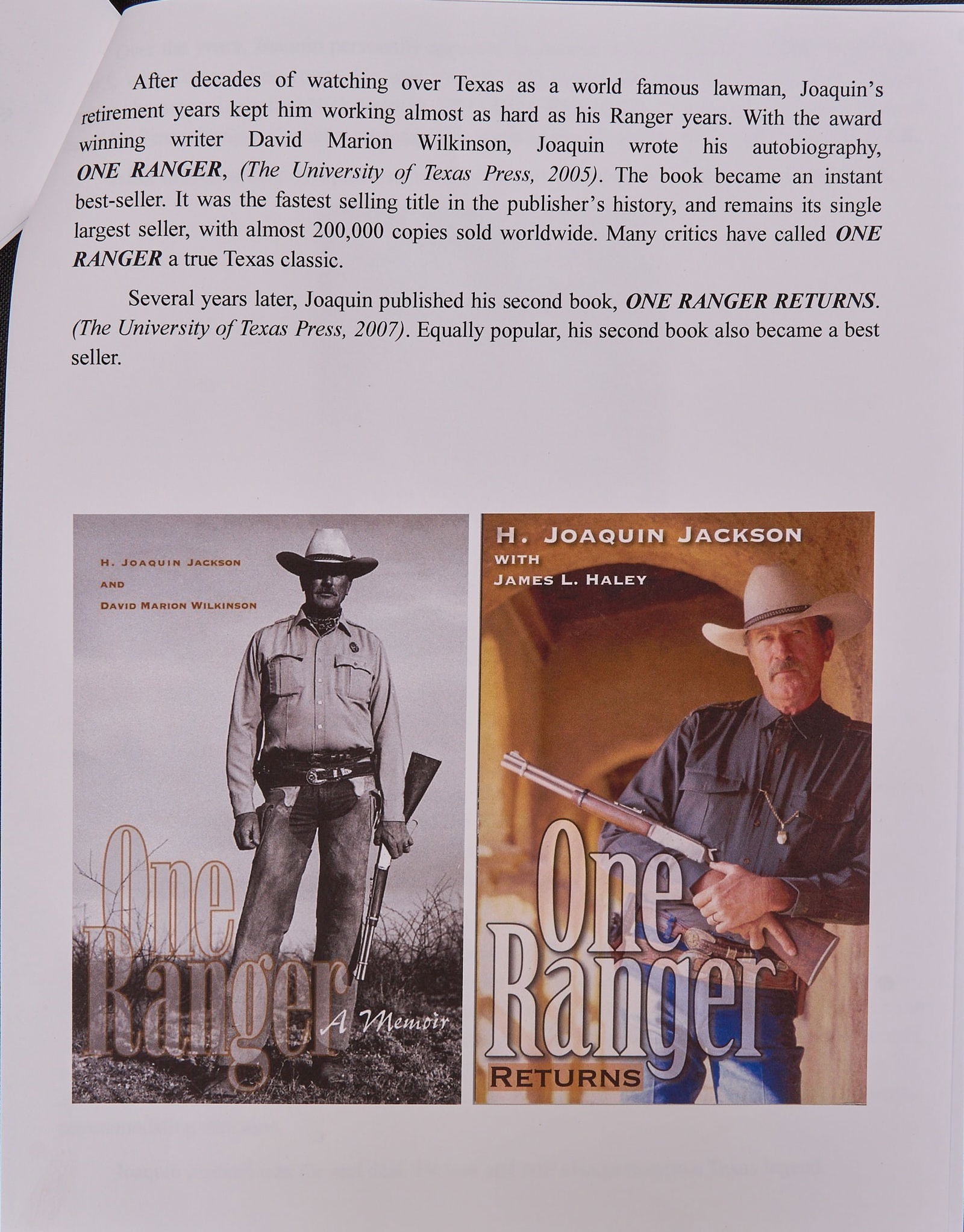 Jack White, "One Ranger" - 6