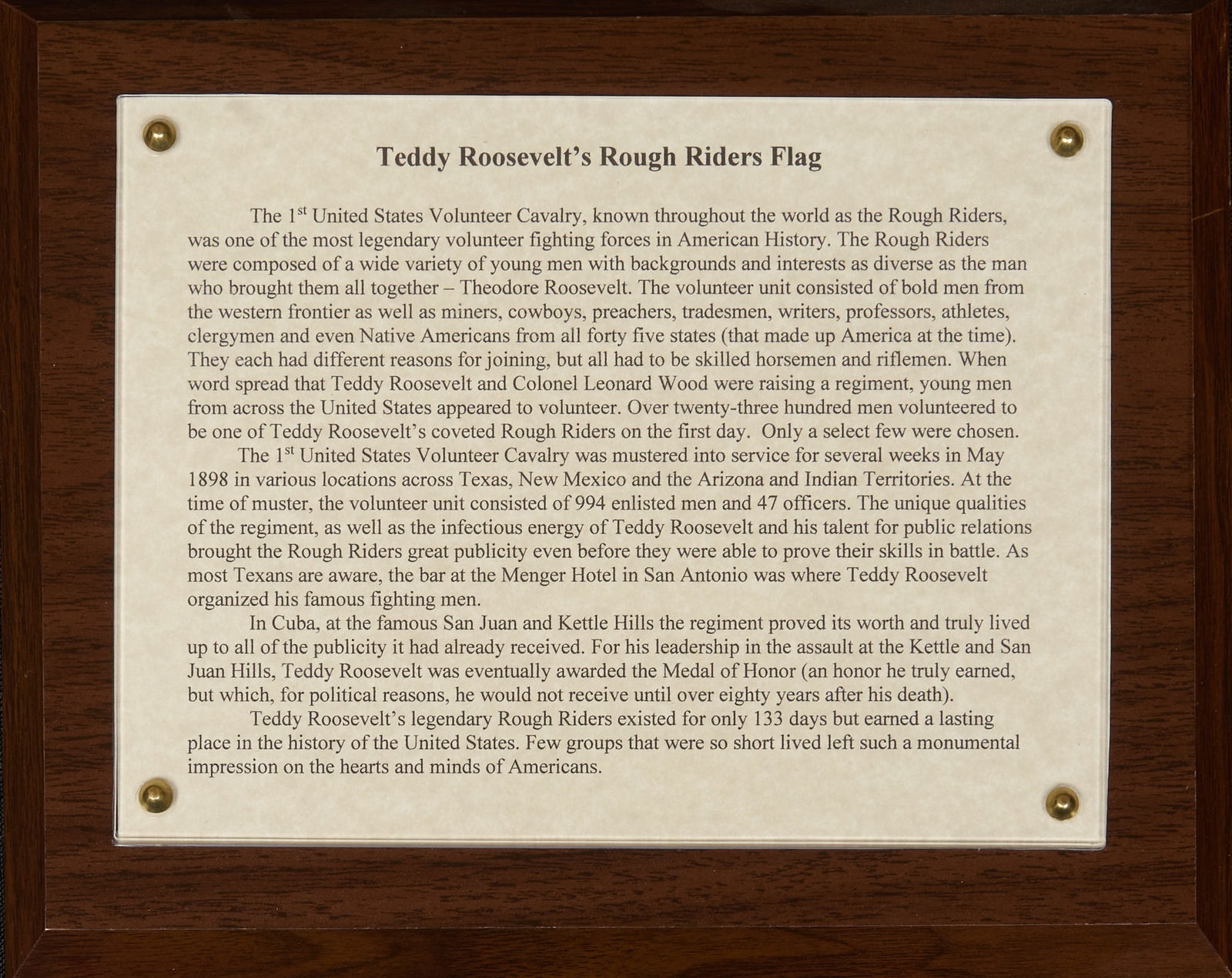 Rough Riders Replica Flag - 3