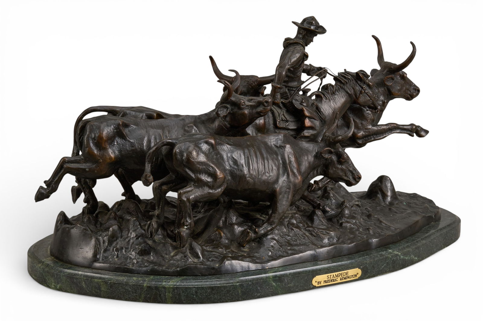 After Frederic Remington, "Stampede" (1 of 5)