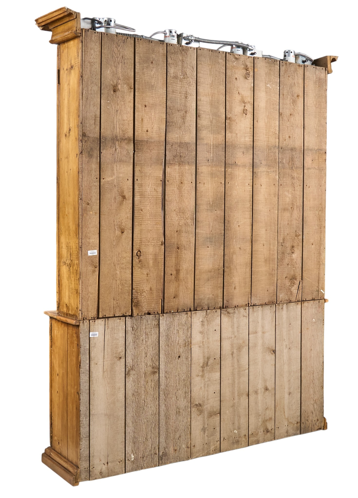 Rustic Breakfront Display Cabinet - 4