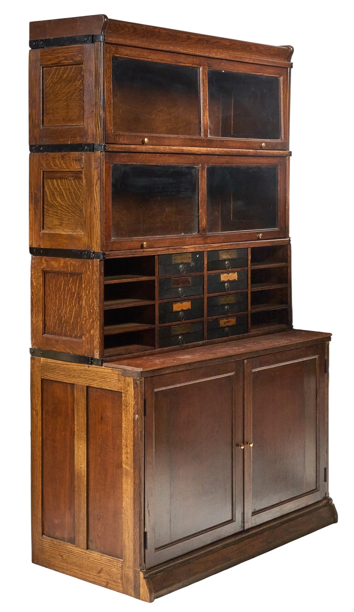 Rustic Bookcase Cabinet (1 of 4)