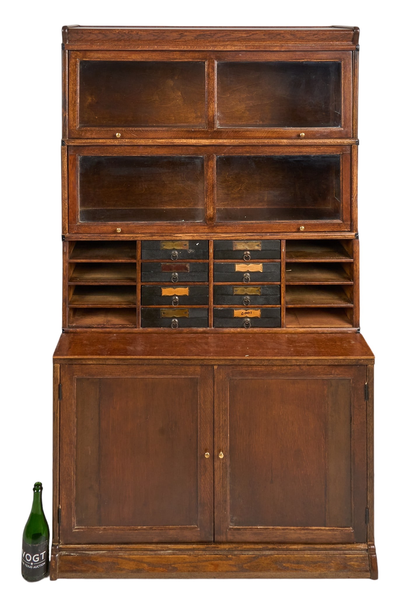 Rustic Bookcase Cabinet - 2