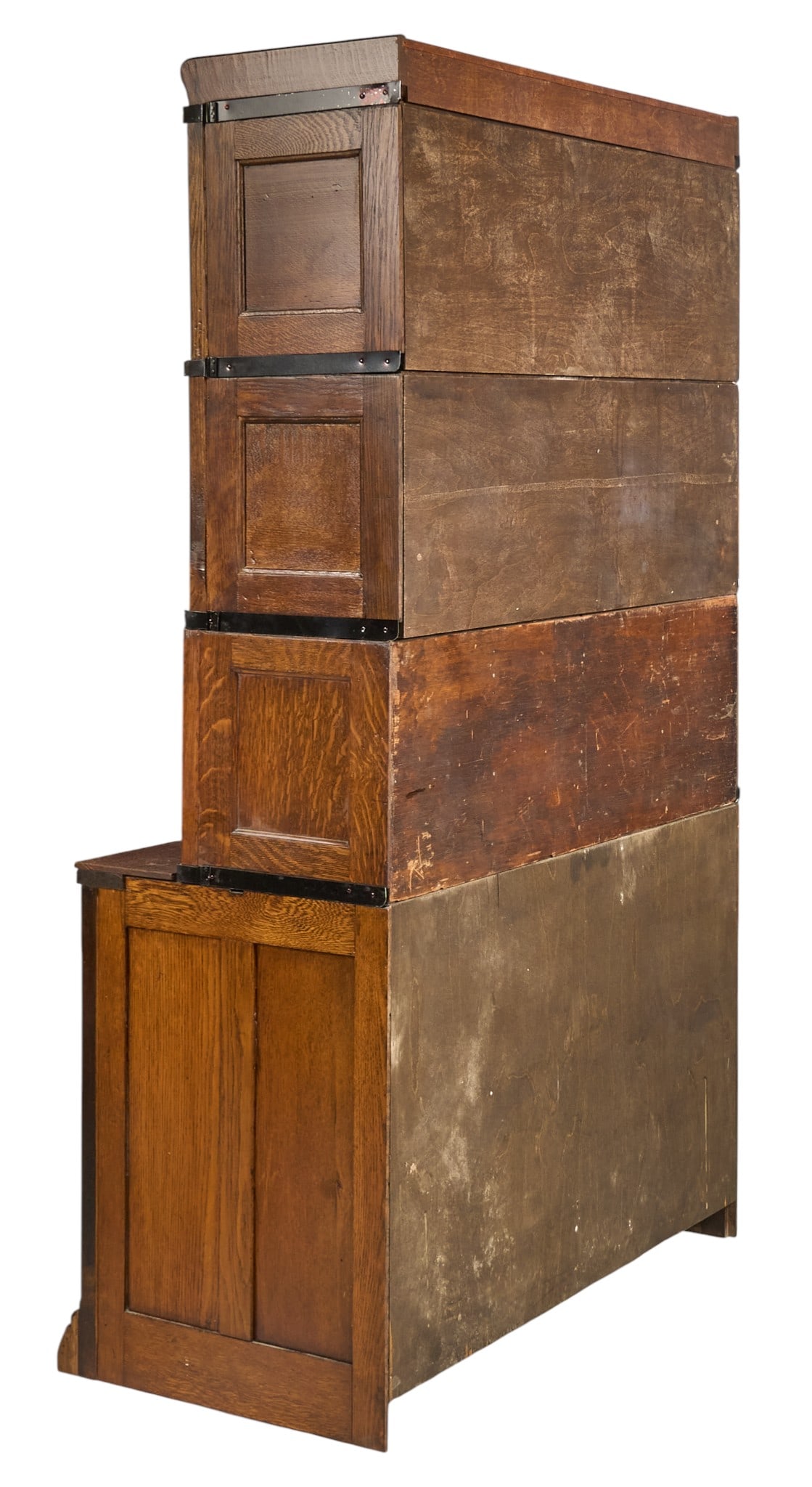 Rustic Bookcase Cabinet - 4