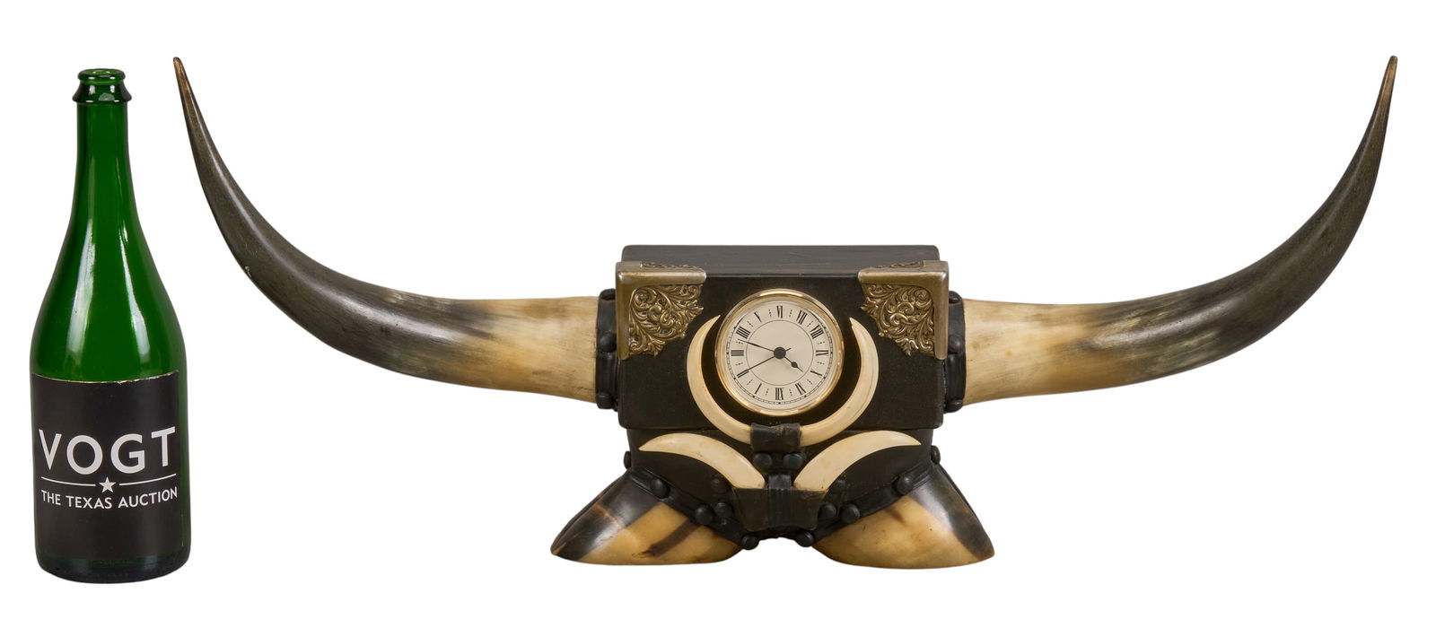 Steer Horn Desk Clock - 2