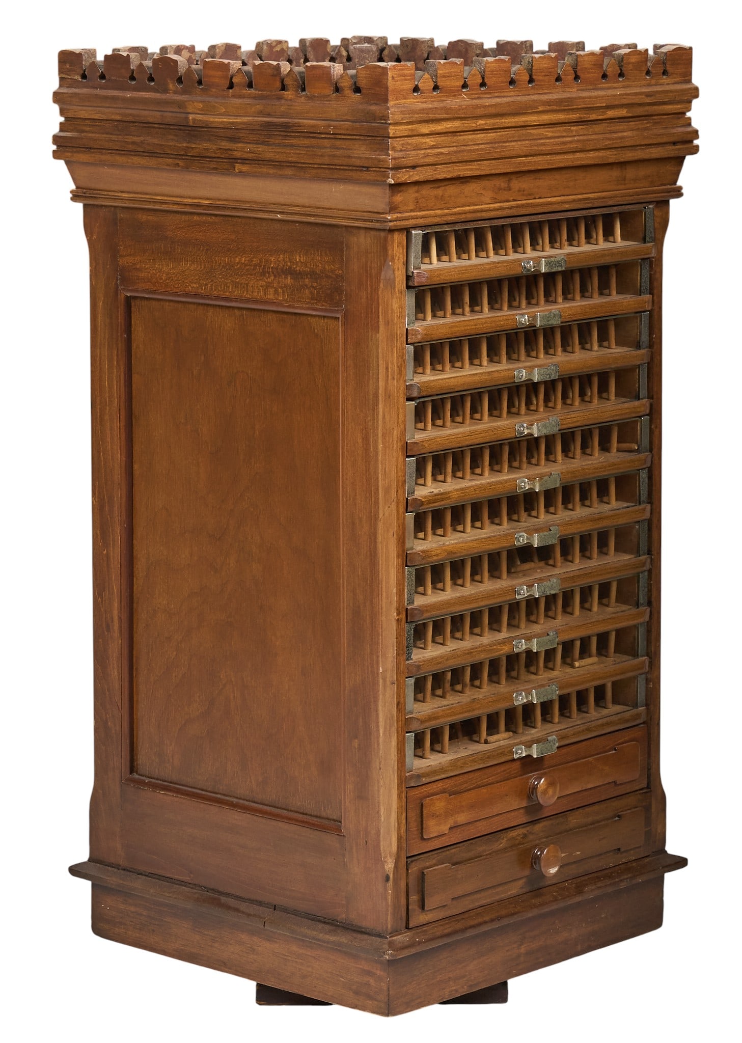 Antique Spool Cabinet (1 of 4)