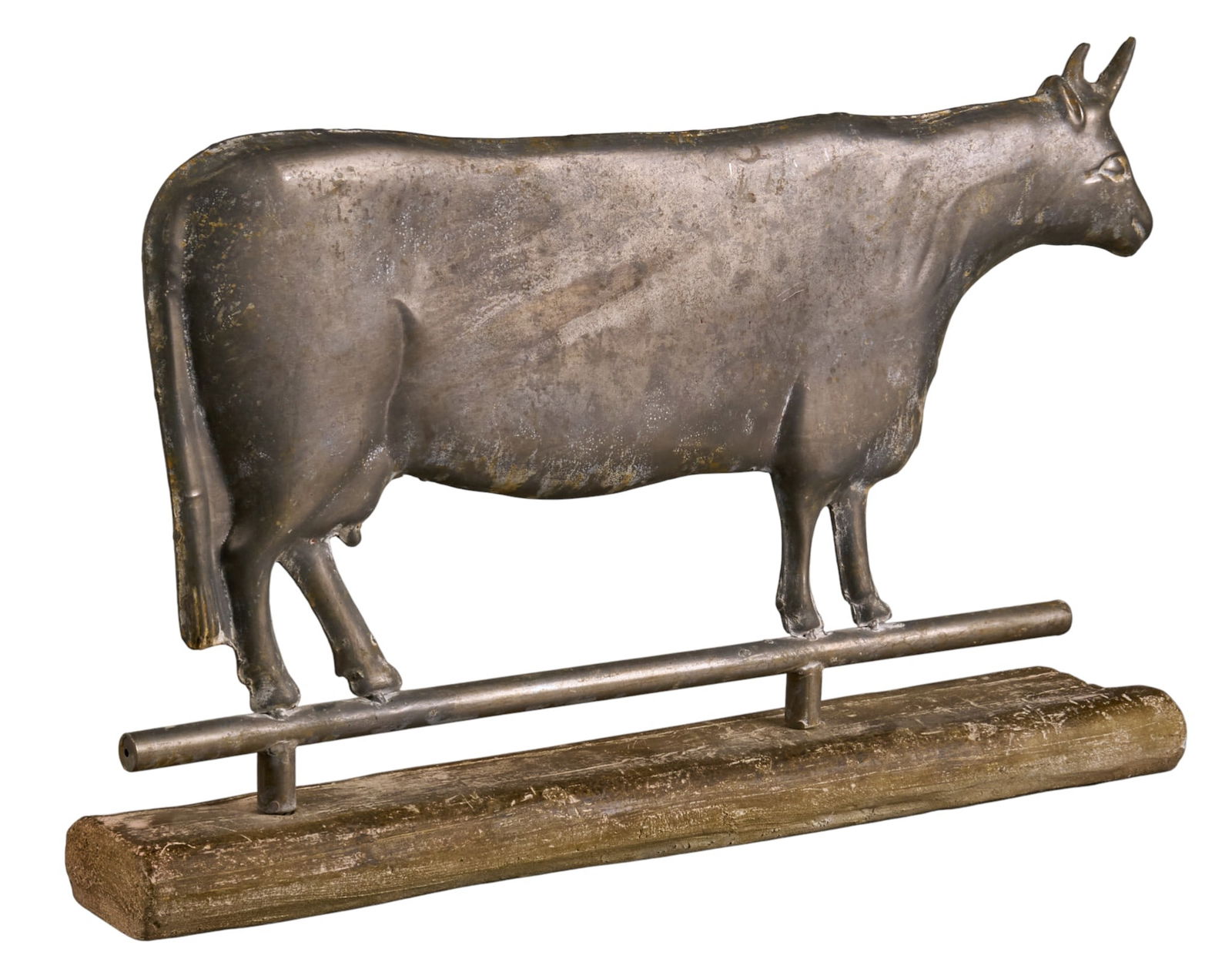 Pewter Western Bull Decor (1 of 3)