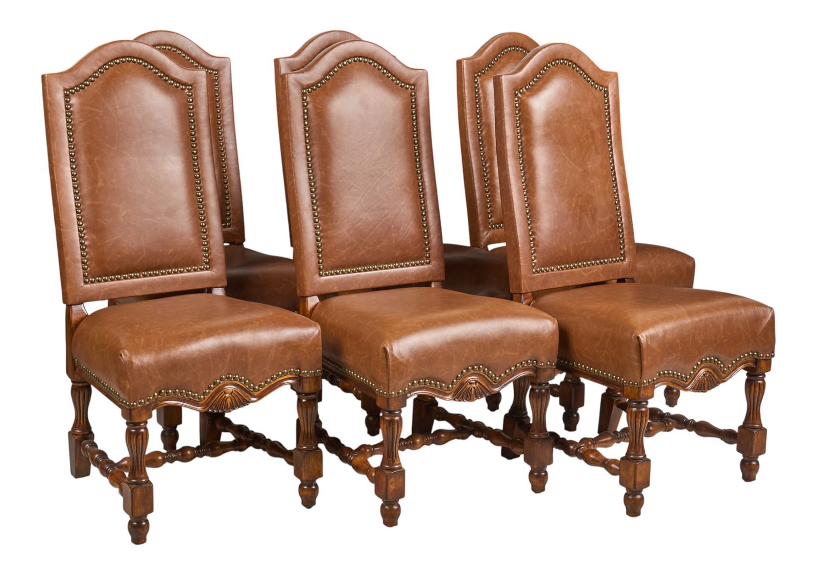 (6) Leather Dining Chairs (1 of 4)