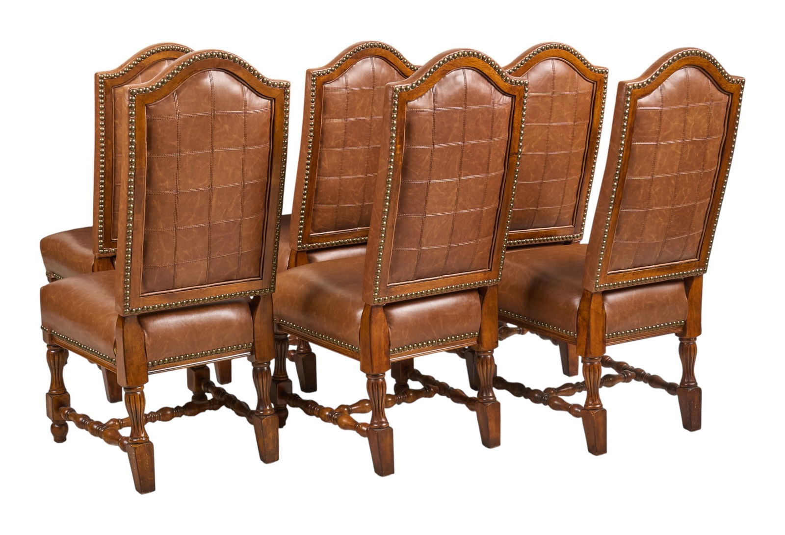 (6) Leather Dining Chairs - 2