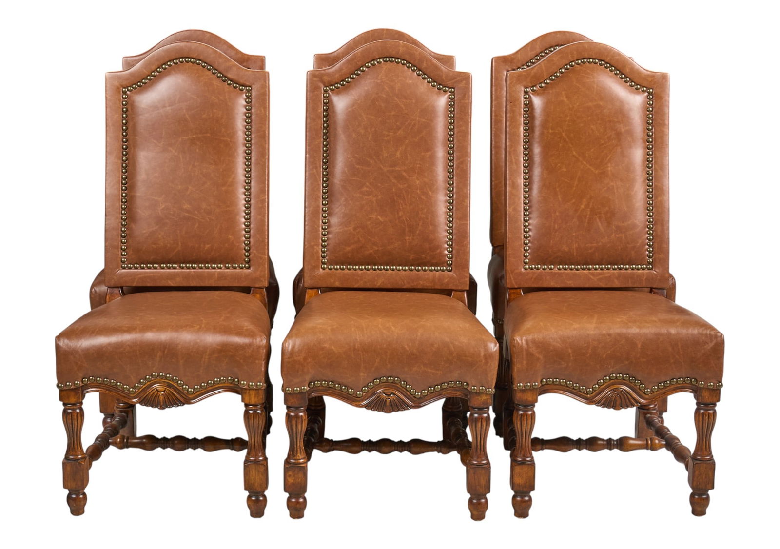 (6) Leather Dining Chairs - 3