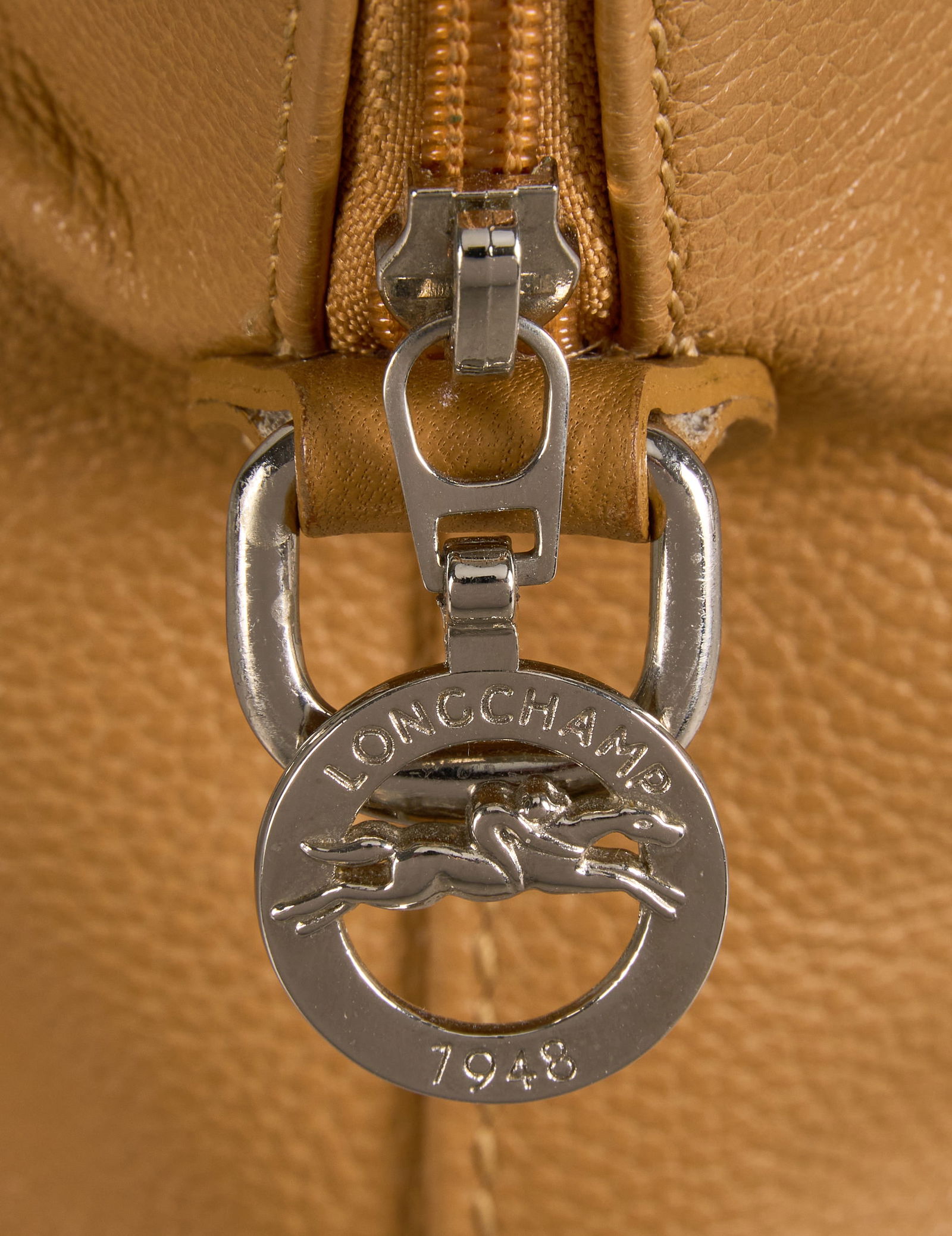 Longchamp Tan Leather Handbag - 4