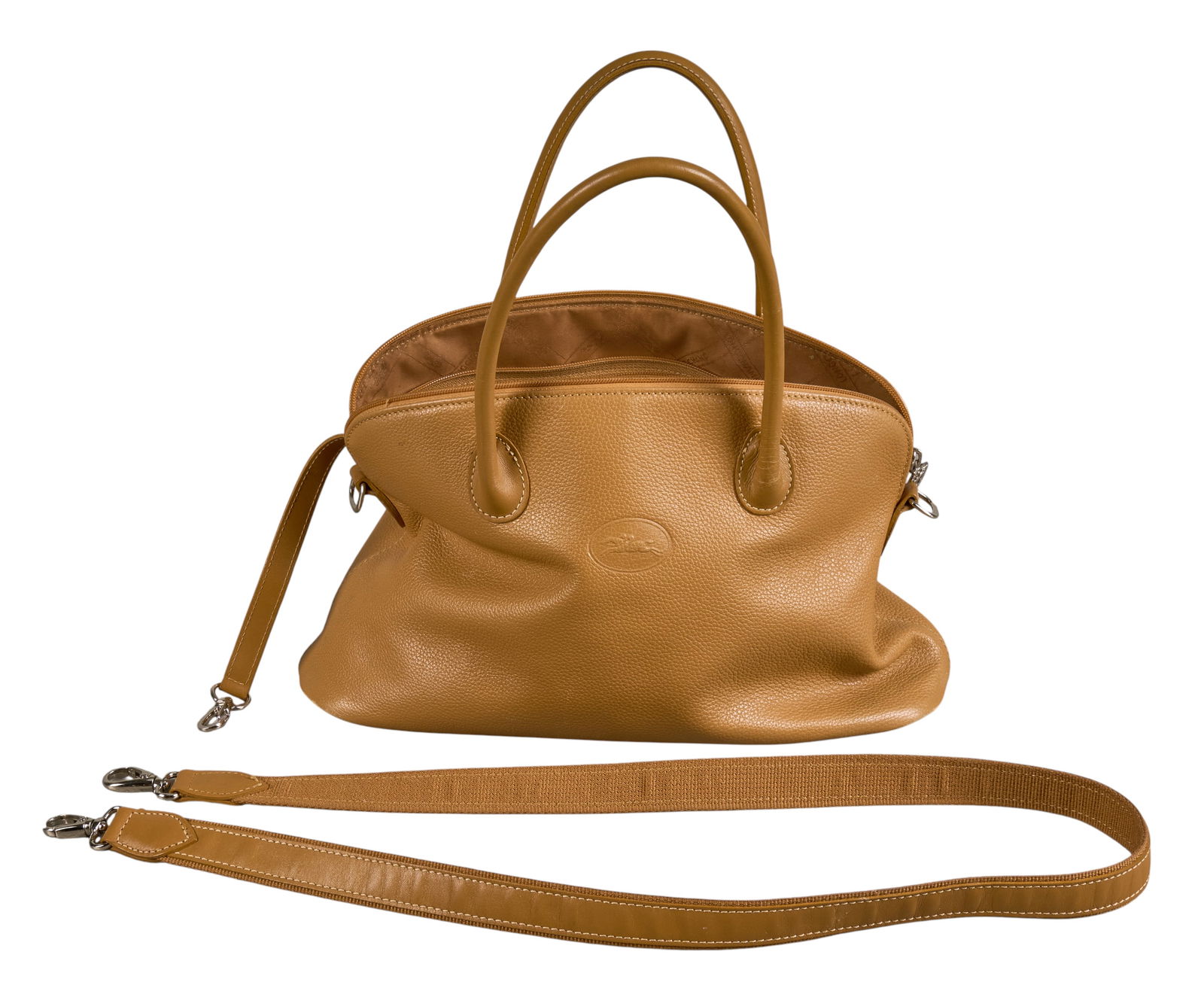 Longchamp Tan Leather Handbag - 7