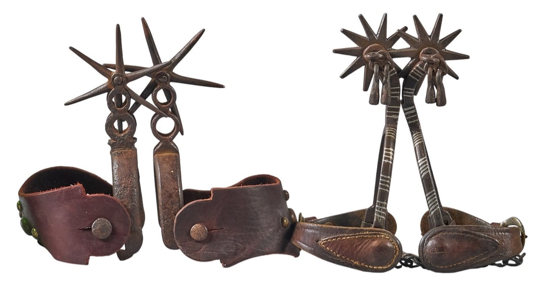 (2) Pairs of Cowboy Spurs (1 of 4)