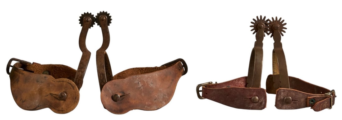 (2) Pairs of Cowboy Spurs (1 of 6)
