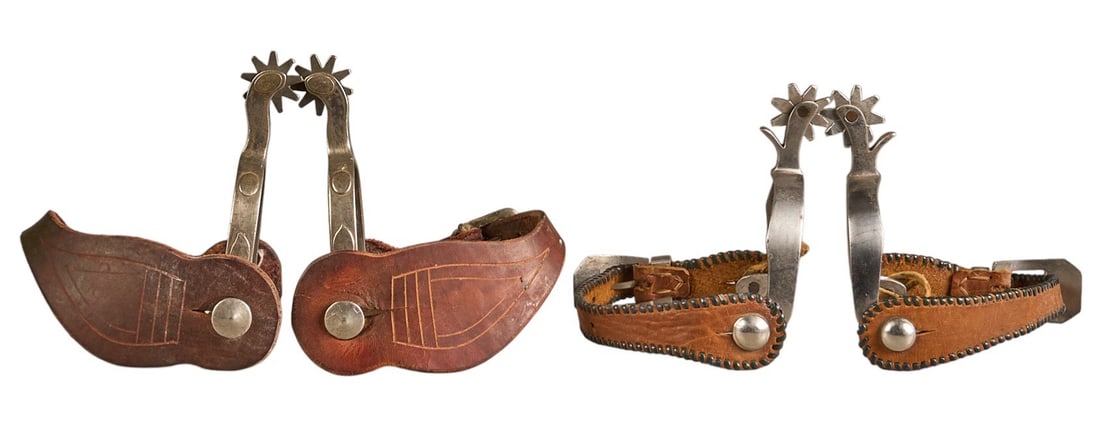 (2) Pairs of Cowboy Spurs (1 of 6)